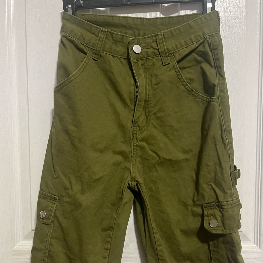 Olive Green Cargo Pants